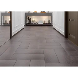 Photo of porcelain stoneware floors in the kitchen