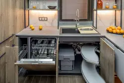 Arrangement of furniture in the kitchen all photos