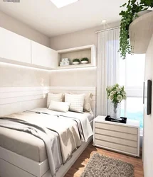 Bedroom 8 sq m photo with double bed