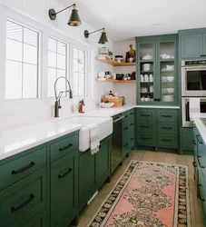 Kitchen Budbin Ikea In The Interior Green