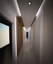 Koridorda asma tavan variantlarının fotoşəkili