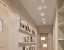 Koridorda asma tavan variantlarının fotoşəkili