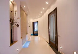 Photo of suspended ceiling options in the hallway
