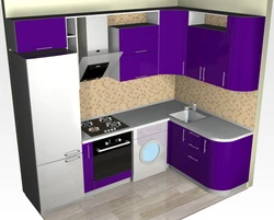 Kitchen 1 m interior