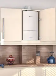 How To Close A Floor-Standing Boiler In The Kitchen Photo