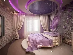 Bedroom Design White And Purple