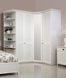 Design of corner furniture for the bedroom