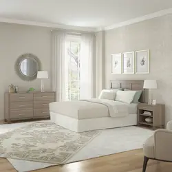 Wallpaper for a bedroom in a modern style for white furniture photo