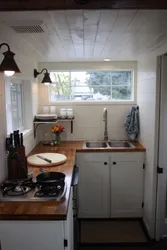 Small Kitchen In The Country House Design Photo