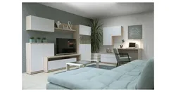 Modern modular living rooms in the interior photo