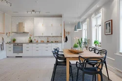 Scandinavian style kitchen interior design