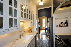 Walk-through kitchen interior