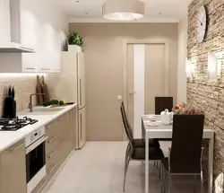 Beautiful interior wall in the kitchen