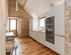 Beautiful interior wall in the kitchen