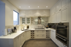 Kitchen design l shaped apartment