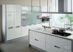 Glass kitchen design photo