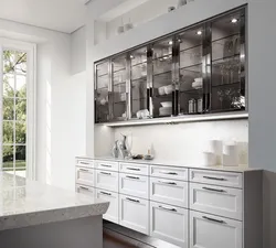 Glass kitchen design photo