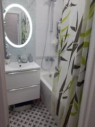 Bath design in Khrushchev color