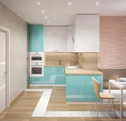 Color scheme of kitchen facades photo