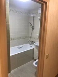 Renovation Of A Bathroom Without A Bathtub In An Apartment Photo