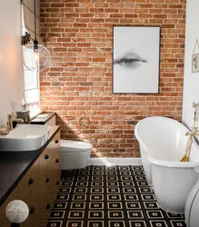 Bathroom interior loft photo