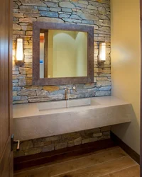 Bathroom Made Of Artificial Stone Photo