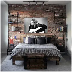 Loft yataq otağı interyeri