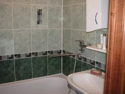 Tiles for a small bathroom design Khrushchev