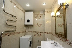 Kiçik bir vanna otağı dizaynı üçün plitələr Xruşşov