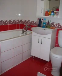 Tiles for a small bathroom design Khrushchev