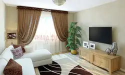 Интерьер квартир шторы карнизы