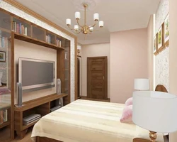 Wall opposite the bed bedroom design photo