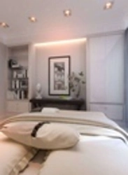 Wall opposite the bed bedroom design photo