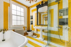 Photo bath in yellow photo