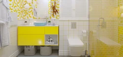 Photo bath in yellow photo