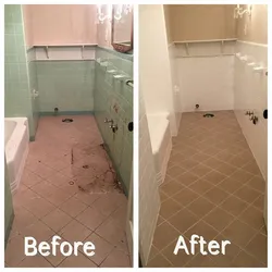 Repainting Bathroom Tiles Photo