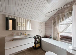 Bath In A Frame House Photo