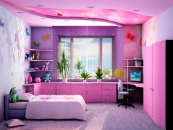 Girls bedroom photo design