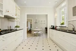 White kitchen what wallpaper is suitable photo