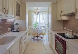 Kitchen two doors and window interior