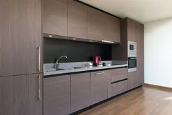 Kitchen 4 meters with refrigerator design in length photo