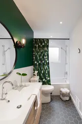 Bathroom Design Dark Green
