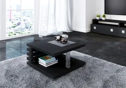 Stylish tables for the living room photo