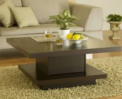 Stylish tables for the living room photo