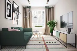 Living room interior 14 sq m