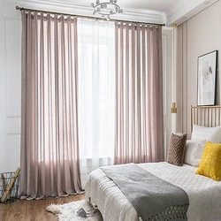 Curtains for the bedroom in a modern style 2023 photo