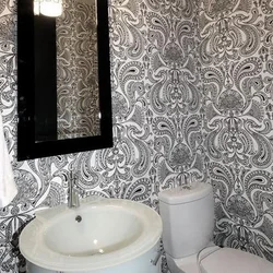 What kind of wallpaper for a bath photo