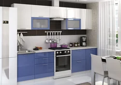 Small kitchen interior all colors