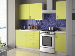 Small kitchen interior all colors