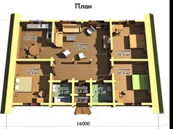 2 yataq otağı olan bir mərtəbəli evin şəkli